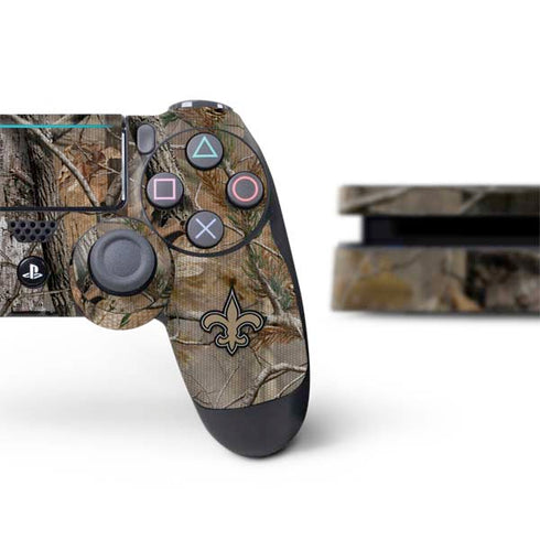 NFL New Orleans Saints Realtree AP Camo PS4 Slim Bundle Skin